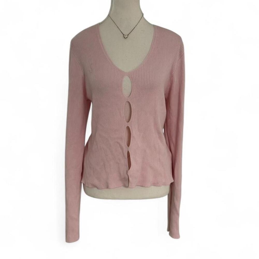 Baby Pink 2000s Arden B Long Sleeve Size XL